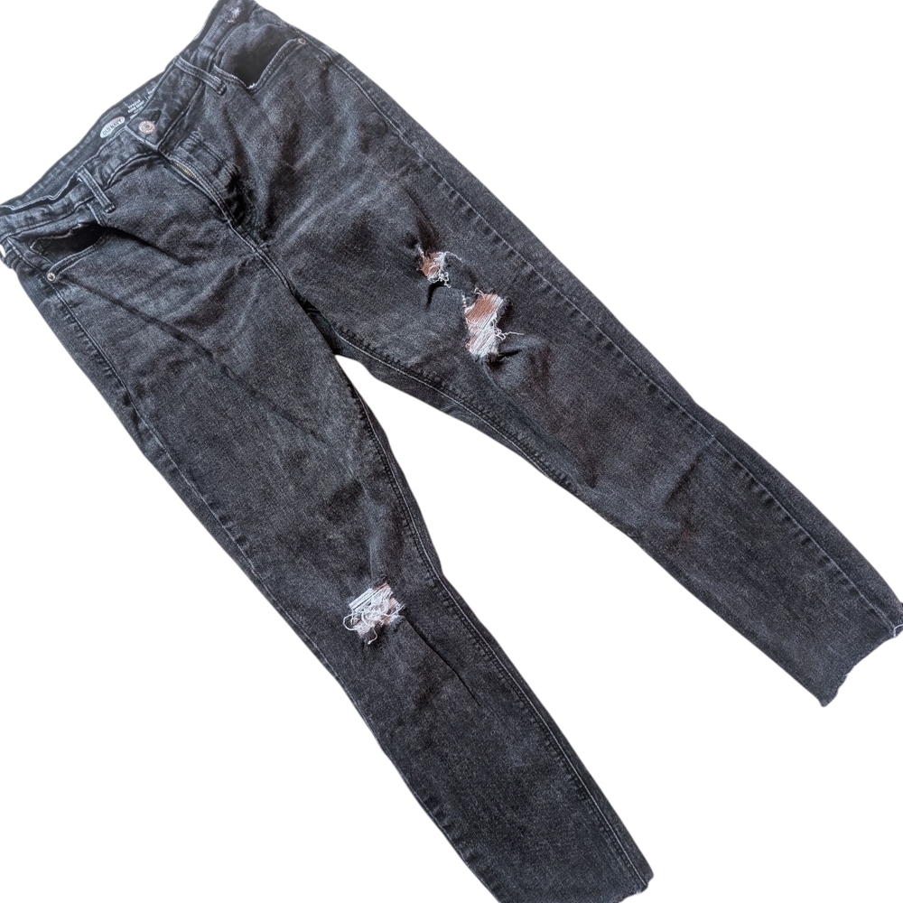 Old Navy Rockstar Super Skinny Black Jeans